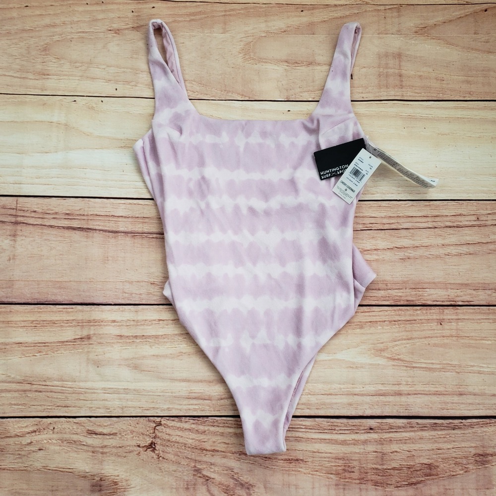 RVCA One Piece Swimsuit Womens S Surfing Live and Let Dye Cheeky Coverage NEW‎